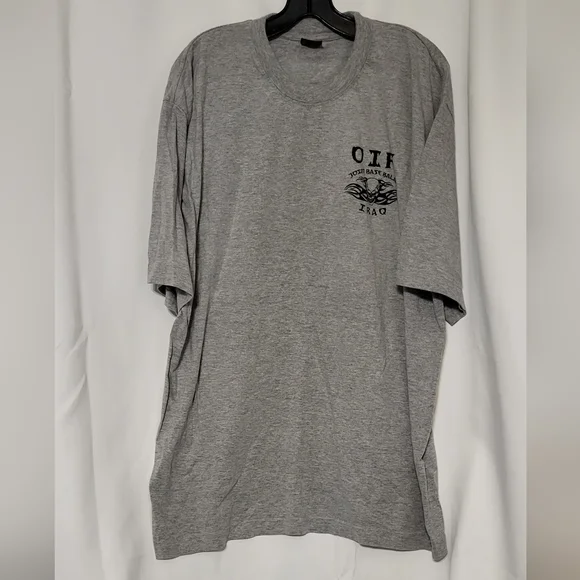 M&M Men's Gray Cool Cotton Skull Graphic Short Sleeve T-Shirt Size 2XL EUC - Picture 3 of 7